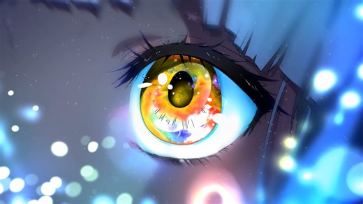 eye anime girl