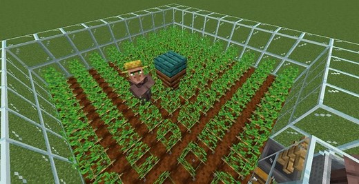 How to build an automatic potato farm in Minecraft