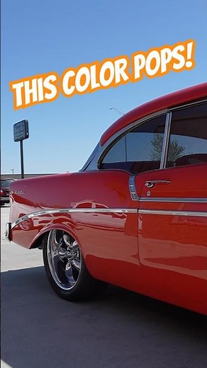1956 Bel Air… Pure Orange BEAUTY!