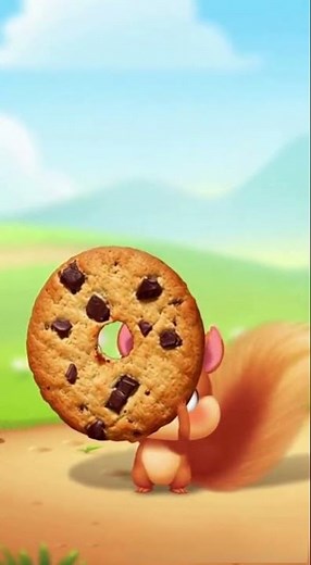 Squirrel vs Giant Cookie #funny #cartoon #animatedcartoon #animalsvideo #funnycartoon