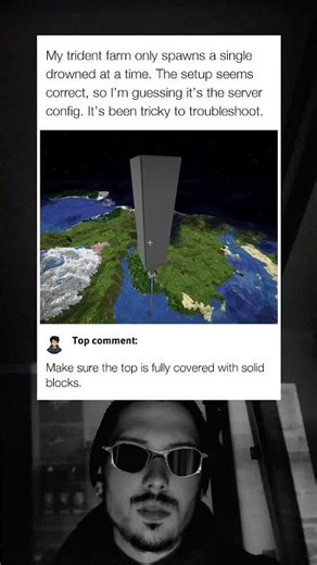 My Trident Farm Barely Spawns Anything