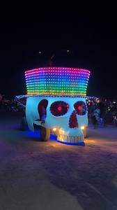 People are so creative! 🔥 Burning Man art cars roaming the playa at night. | A Sense of Huber