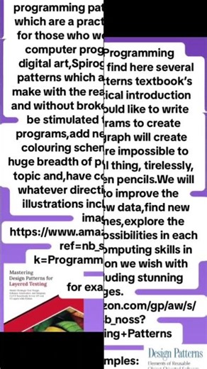 Textbooks for Programming Patterns