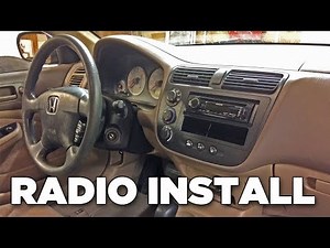 How To Install Radio In 2001-2005 Civic (Detailed Installation) | Project EM2
