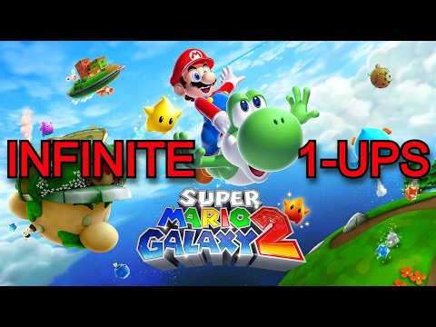 How to Get INFINITE 1-UPS in Super Mario Galaxy 2 (MAX LIVES)