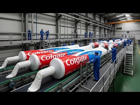 🦷How Colgate Toothpaste Is Made | Inside Modern Factory Production Line 🏭