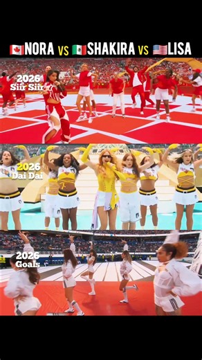 NORA vs SHAKIRA vs LISA 🌍 WHO HAD THE BEST WORLD CUP PERFORMANCE? #WorldCup #Shakira #LISA #Nora