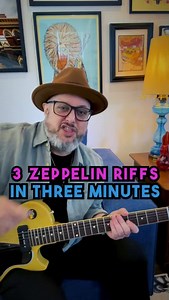 69K views · 5.9K reactions | Ready to sound like a rock god?  In this quick lesson, we break down three of the most iconic Led Zeppelin guitar riffs that every beginner can play. No solos, no stress—just legendary riffs from Jimmy Page that’ll make your playing instantly cooler. Grab your guitar and let’s go! | Marty Schwartz | Facebook
