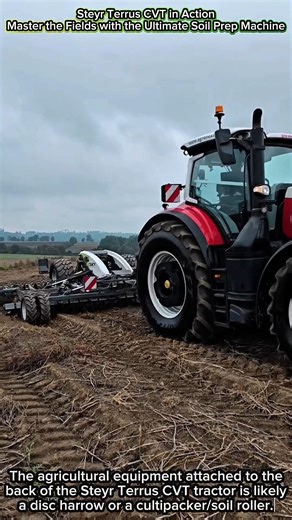 Steyr Terrus CVT in Action | Master the Fields with the Ultimate Soil Prep Machine