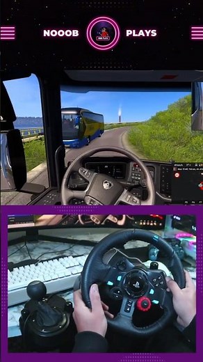 Logitech G29 Challenging Narrow Dangrous Hill Roads #2 😱 Euro Truck Simulator 2 #ETS2 #shorts