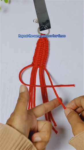 fish pattern macrame keychain tutorial #macramecreation #paracordknots #keychain