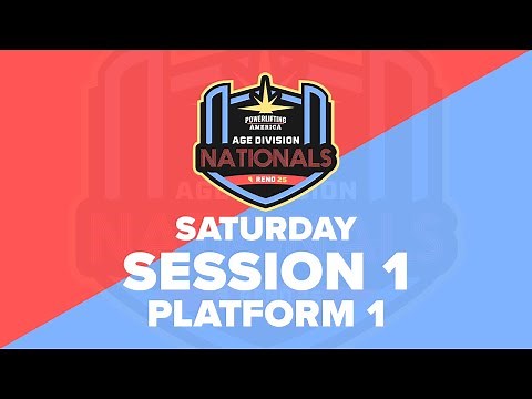 2025 Powerlifting America Age Division Nationals - Saturday Session 1, Platform 1