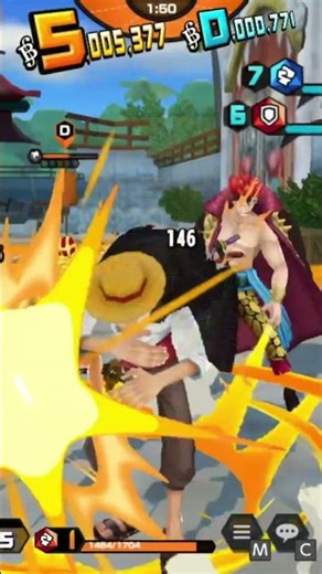 Unleash Luffy's Haki! 🔥👀 #shorts