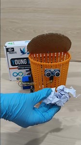 How to make Smart Dustbin #arduino #stemeducation #arduinoproject #automation #diy #diyprojects