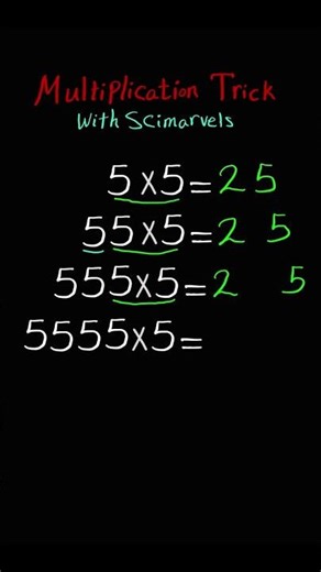 Easy Math Trick Breaks Your Brain #mathtricks