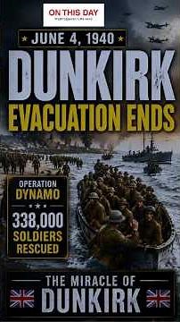 338,000 Soldiers Saved | The Miracle of Dunkirk 1940