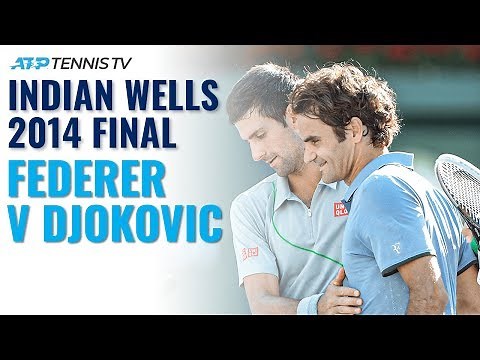 Classic Tennis Highlights: Roger Federer v Novak Djokovic | Indian Wells 2014