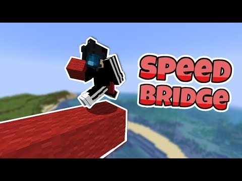 Minecraft speed. Bridge G O D BRIDGING