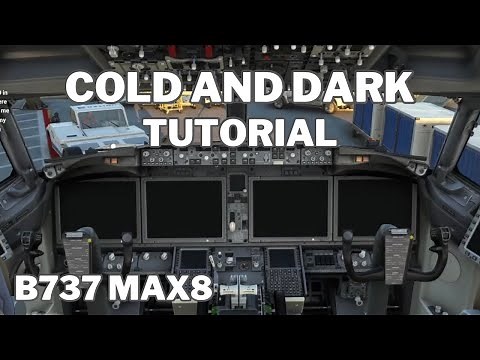 iFly B737 MAX8 Cold and Dark startup and Weight and Balance tutorial