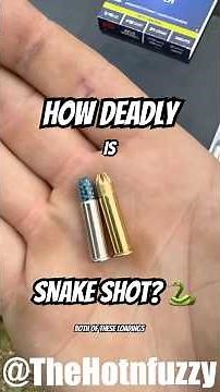 How Deadly is SNAKE SHOT? #shorts #gunreviews #hunting