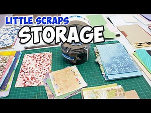How to store cardstock paper scraps