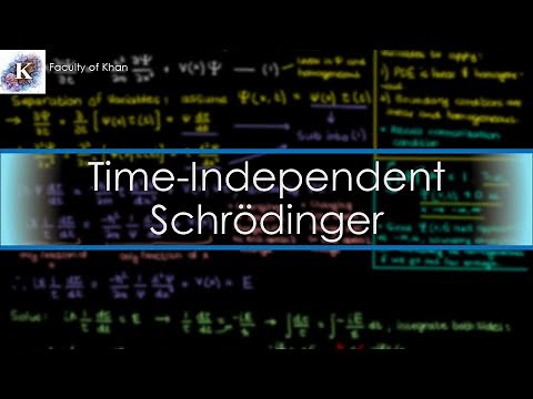 The Time-Independent Schrodinger Equation