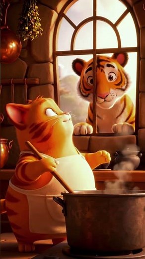 😸 When a Cat Becomes a Chef ​Funny Cat Chef Cooking for Friends | 3D Animated Story