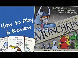 Munchkin Deluxe - How to Play and Review
