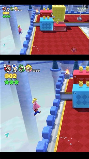 Mario yeeted Peach... #nintendo #SuperMario #Mario3Dworld