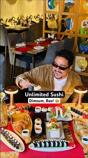 Unlimited Sushi, Dimsum, Bao 🤩