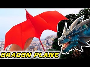 How to make a Dragon paper plane | Dragon paper plane origami