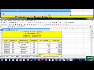 20 - Calcul de pourcentage (tva, remise, frais, facturation) avec Calc