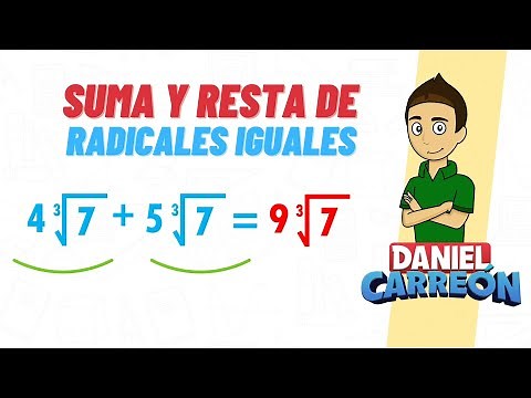 SUMA Y RESTA DE RADICALES IGUALES Super facil - Para principiantes
