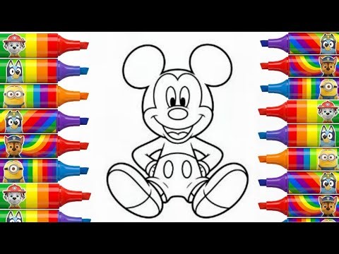 How To Draw Mickey Mouse Step By Step | Drawing For Kids