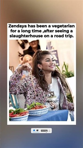 The Story Behind Zendaya’s Longtime Vegetarian Lifestyle 🌱🔥#Zendaya #shorts