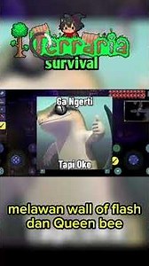 membuat night edge dan menghantam bos-bos [terarria survival Indonesia] #terarria #terarriaindo