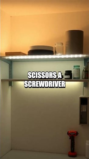 Whisper Light A Hidden Under Shelf LED Makeover