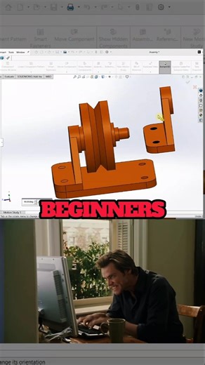 BEGINNERS VS PRO #viral #solidworks
