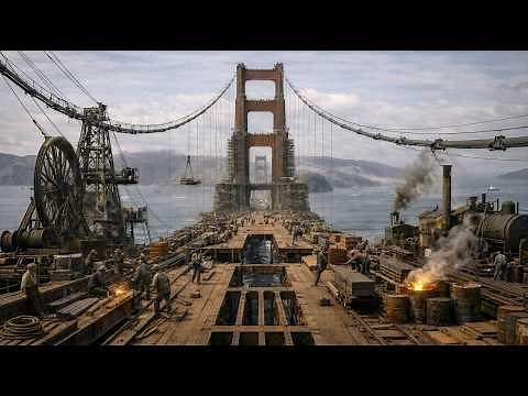 Inside the Golden Gate Bridge: How They Built It in Deadly Waters