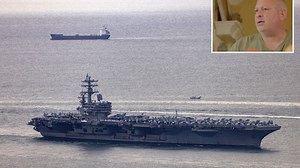 US warship 'encountered enormous UFO black triangle emerging from sea'