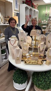Owners Karen & Alison are SO excited to introduce our new jewelry line… Jolie by Two Chicks ✨ Designed and hand picked by the Chicks, hand textured 18k gold plated over brass! Featuring stunning natural stones. CALL 502-254-0400 to purchase… we happily ship!!! 📦 | Two Chicks and Company