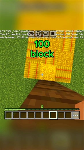 Minecraft different block jump #minecraft