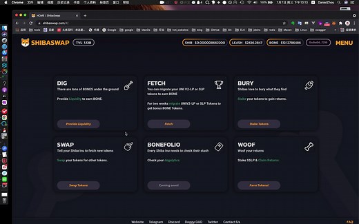 【ShibaSwap】DIG挖骨头演示
