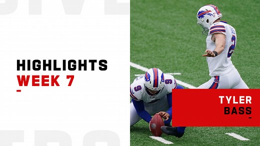 Every Tyler Bass field goal from 18-point game | Week 7