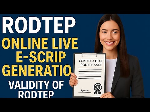 RODTEP - HOW TO CREATE RODTEP ESCRIPS ON ICEGATE 2.0? RODTEP ON ICEGATE NEW WEBSITE ICEGATE 2.0