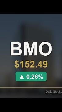 Bank of Montreal up 0.3% Friday | BMO Stock Analysis | StokTok