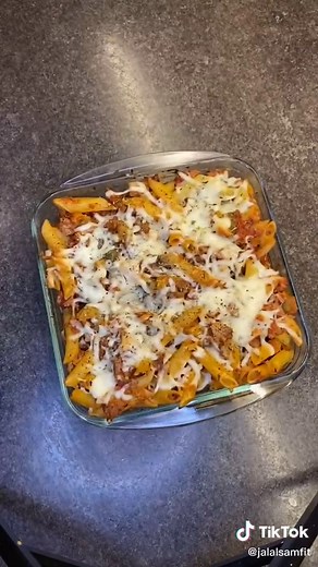 Low Cal Tuna Pasta Bake - Easy Healthy Recipe