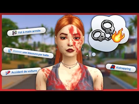 COMMENT DEVENIR UNE CRIMINELLE dans les SIMS 4 ? 😈 SIMS 4 MOD Life Tragedies