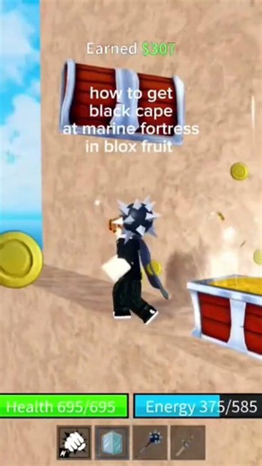 how to get black cape in blox Fruit #bloxfruits
