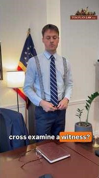 How to cross-examine a witness. lawyer #crossexamination #lawschool #courtroom #criminaldefense